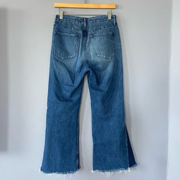 3x1 NYC Higher Ground Gusset Cropped Flare Jeans in Vasto Wash Size 26 - Picture 8 of 9